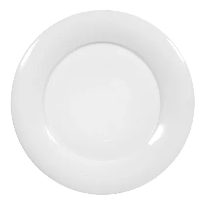 Zdjęcie Duży porcelanowy płaski 29-centymetrowy talerz o nowoczesnym wzornictwie – Tettau