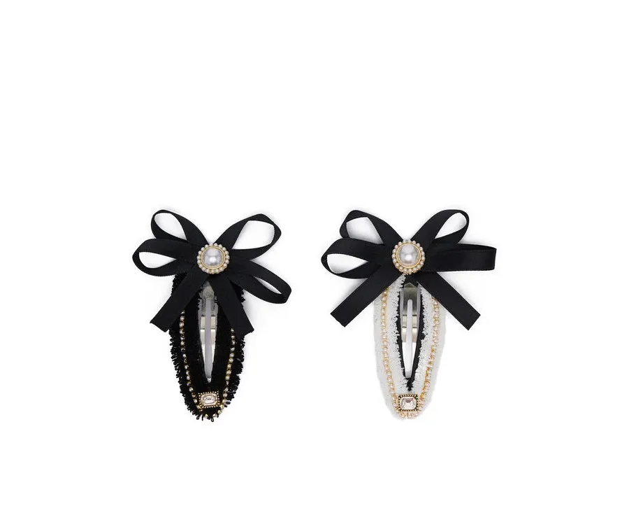 obrazek 1 Aldo Zestaw 2 spinek do włosów Thebow 13935247 Czarny