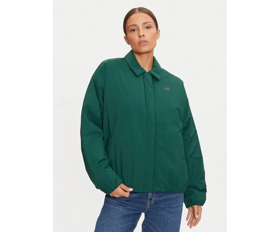 obrazek 1 New Balance Kurtka przejściowa WJ43506 Zielony Oversize