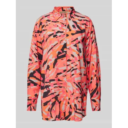 Zdjęcie Bluzka koszulowa o kroju regular fit z mankietami