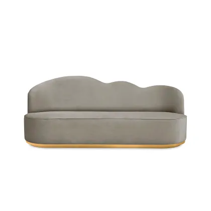 Zdjęcie Brązowa sofa chmurka dla dzieci