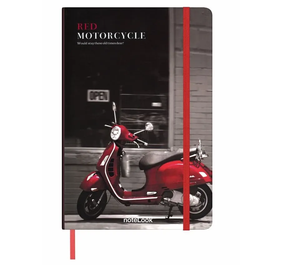 obrazek 1 Fantastyczny notebook z kolekcji Red Motorcycle idealny na prezent