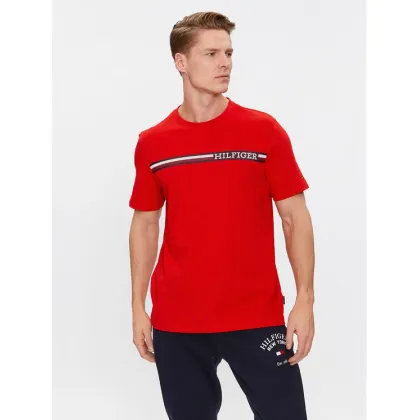 Zdjęcie Tommy Hilfiger T-Shirt Monotype MW0MW33688 Czerwony Regular Fit