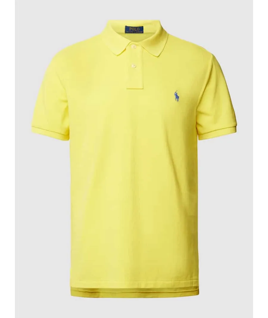 obrazek 1 Koszulka polo o kroju regular fit w jednolitym kolorze