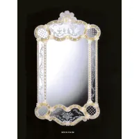 Picture Elegant rectangular Murano mirror