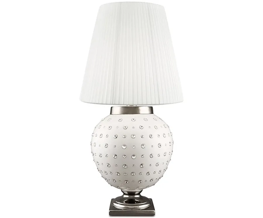 obrazek 3 Ceramiczna lampa z kryształami - 3 modele