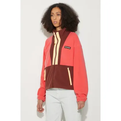 Zdjęcie Columbia bluza Back Bowl damska kolor bordowy wzorzysta 2001293