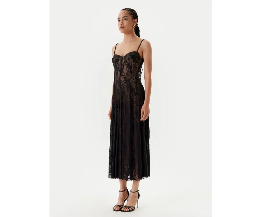 obrazek 1 NORMA KAMALI Sukienka koktajlowa ST1253LNP40850 Czarny Slim Fit