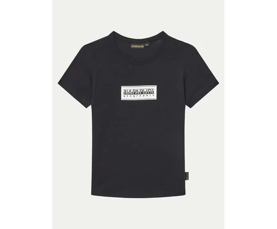 obrazek 1 Napapijri T-Shirt Chamois NP0A4ILE M Czarny Regular Fit