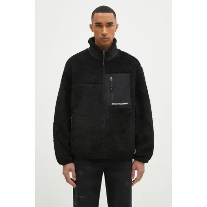 Zdjęcie thisisneverthat kurtka SP Sherpa Fleece Jacket męska kolor czarny przejściowa TN243BOWHS01