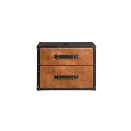 Picture Luxurious TRAVELER bathroom cabinet made of leather - Collecion Alexandra