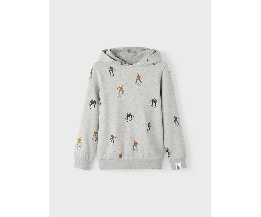 obrazek 1 NAME IT Bluza 13205752 Szary Regular Fit