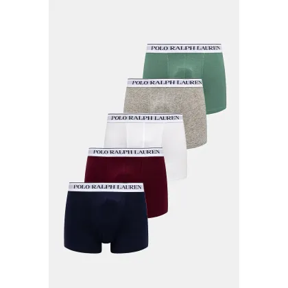 Zdjęcie Polo Ralph Lauren bokserki 5-pack męskie kolor biały 714864292