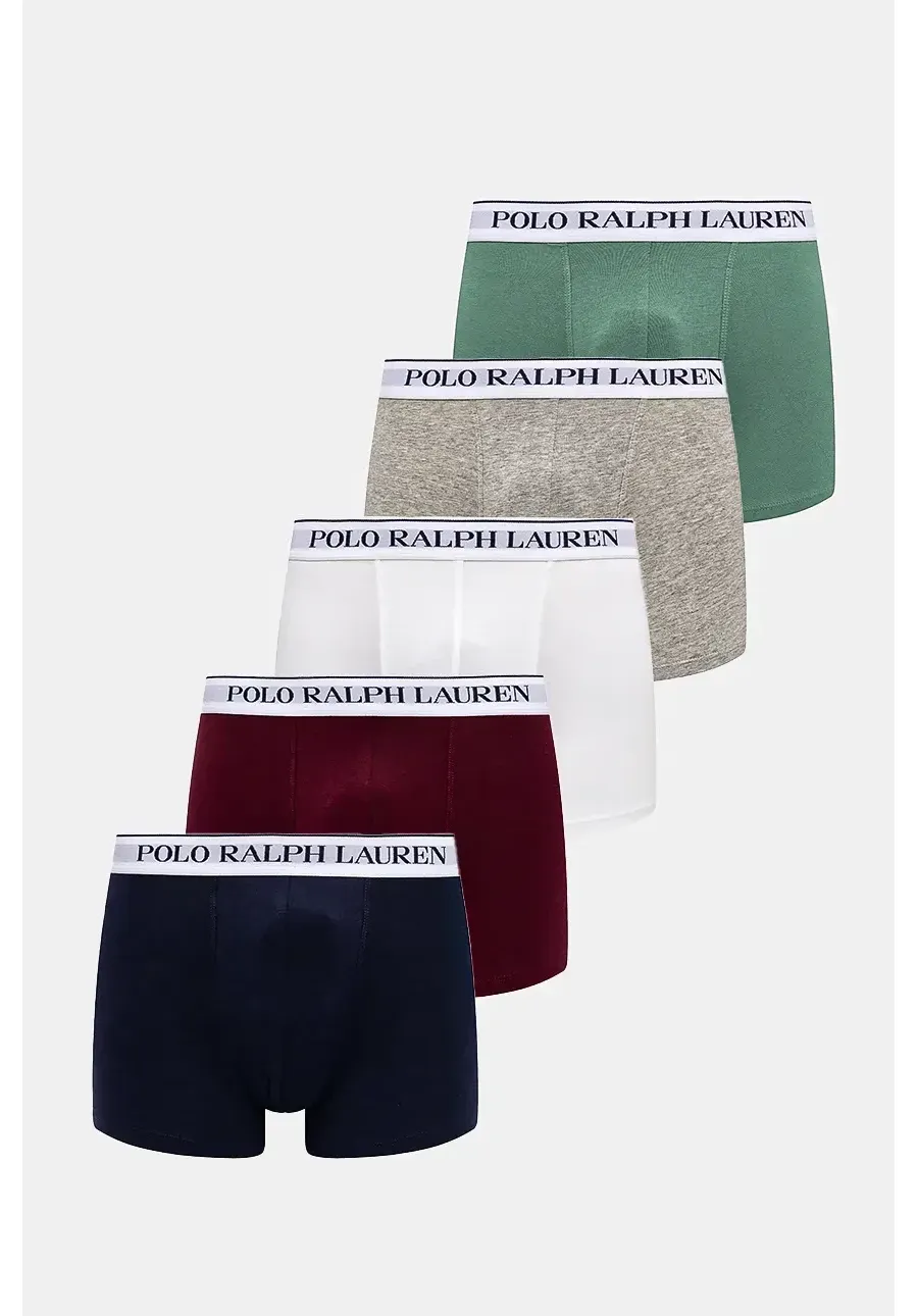 obrazek 1 Polo Ralph Lauren bokserki 5-pack męskie kolor biały 714864292