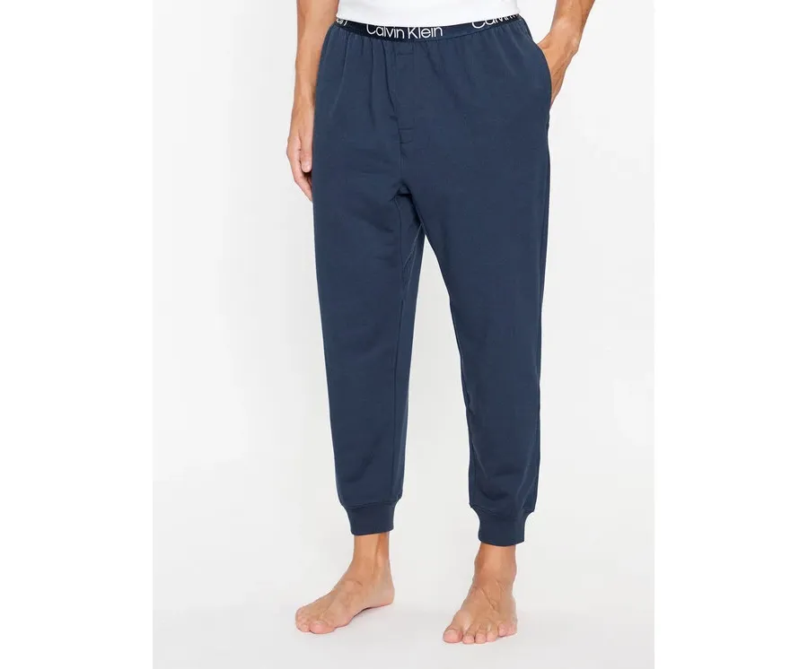 obrazek 1 Calvin Klein Underwear Spodnie piżamowe 000NM2175E Niebieski Regular Fit