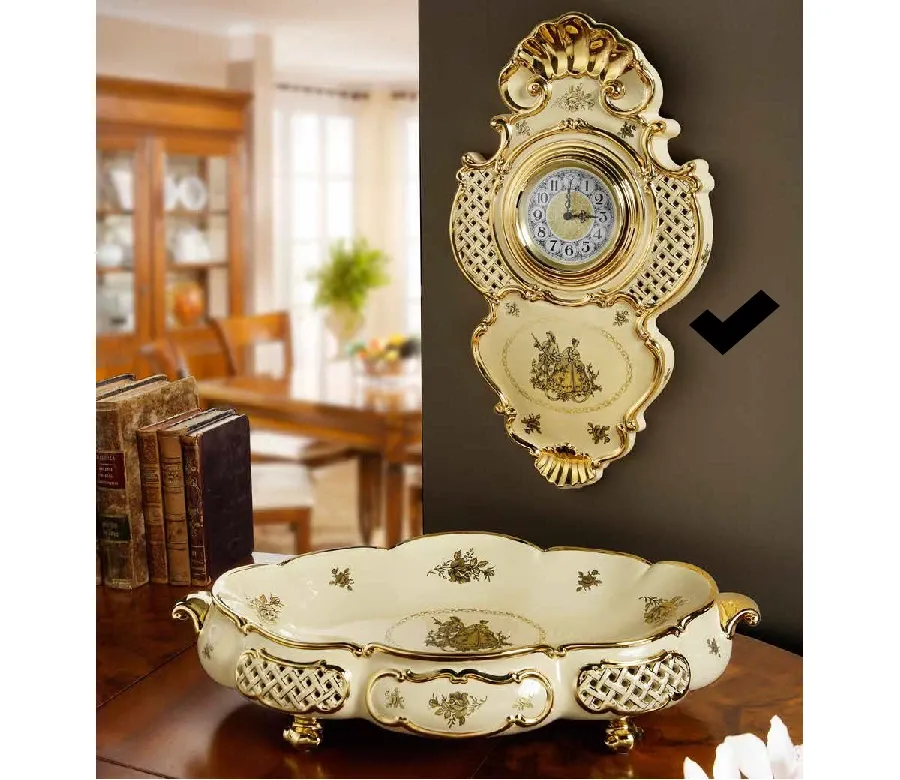 picture 1 Cream, gold - a beautiful classic wall clock - Bruno Costenaro