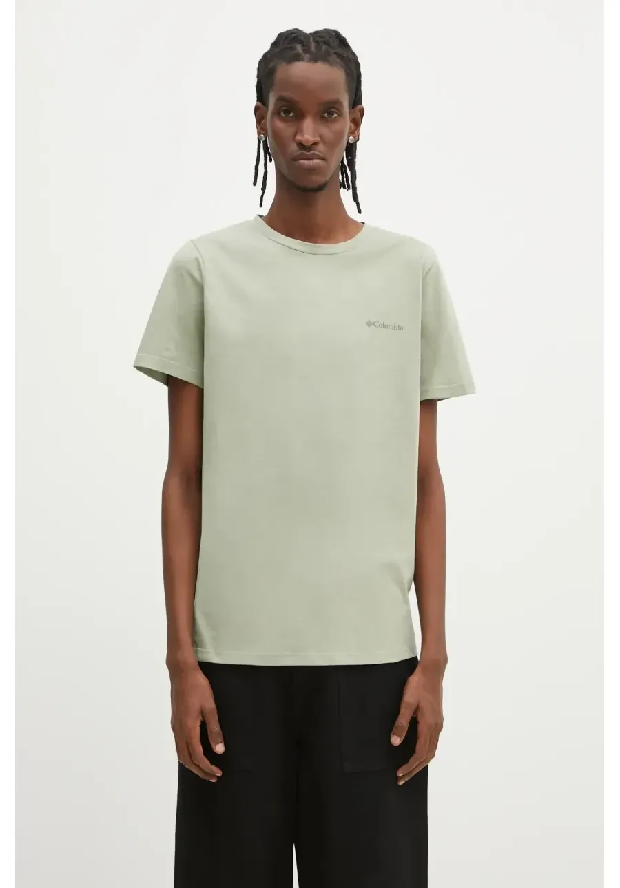 obrazek 1 Columbia t-shirt bawełniany Rapid Ridge Back Graphic męski kolor zielony z nadrukiem 1934824