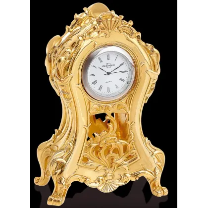 Picture Italian gold-plated clock - Linea Argenti