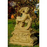 Zdjęcie Oryginalna figura ogrodowa Amora Primavery