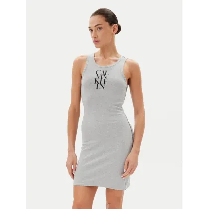 Zdjęcie Calvin Klein Jeans Sukienka codzienna LV044C203G Szary Slim Fit