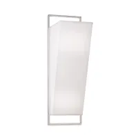 Zdjęcie Nietypowa włoska lampa ścienna z mosiężną ramą - TESEO