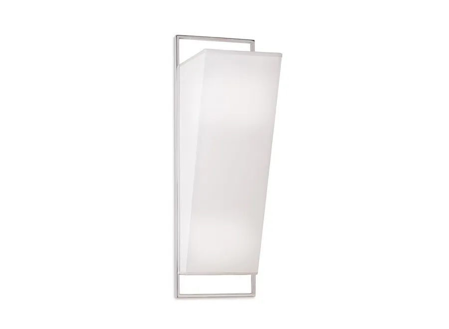 obrazek 1 Nietypowa włoska lampa ścienna z mosiężną ramą - TESEO