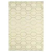 Zdjęcie Designerski beżowy dywan geometryczny - ARRIS CREAM 37309