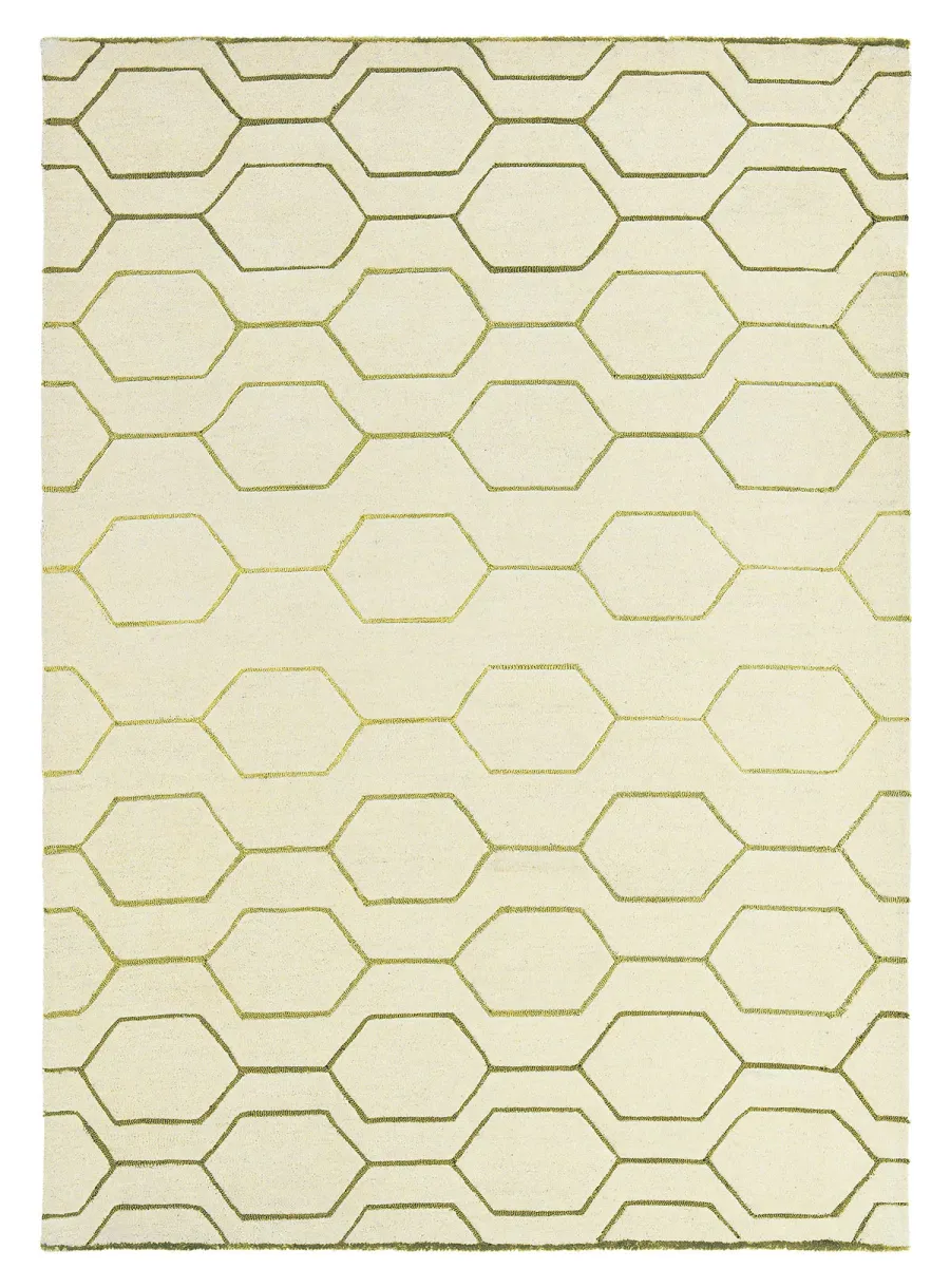 obrazek 1 Designerski beżowy dywan geometryczny - ARRIS CREAM 37309
