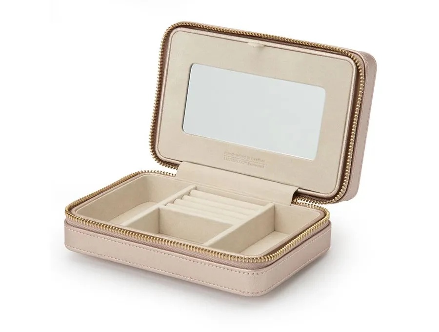 obrazek 2 Elegancka szkatułka podróżna na biżuterię Palermo Rose Gold