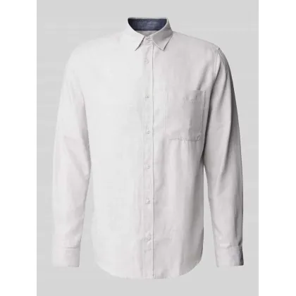 Zdjęcie Koszula casualowa o kroju regular fit z kieszenią na piersi