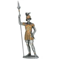 Picture Pewter statuette of a Roman soldier