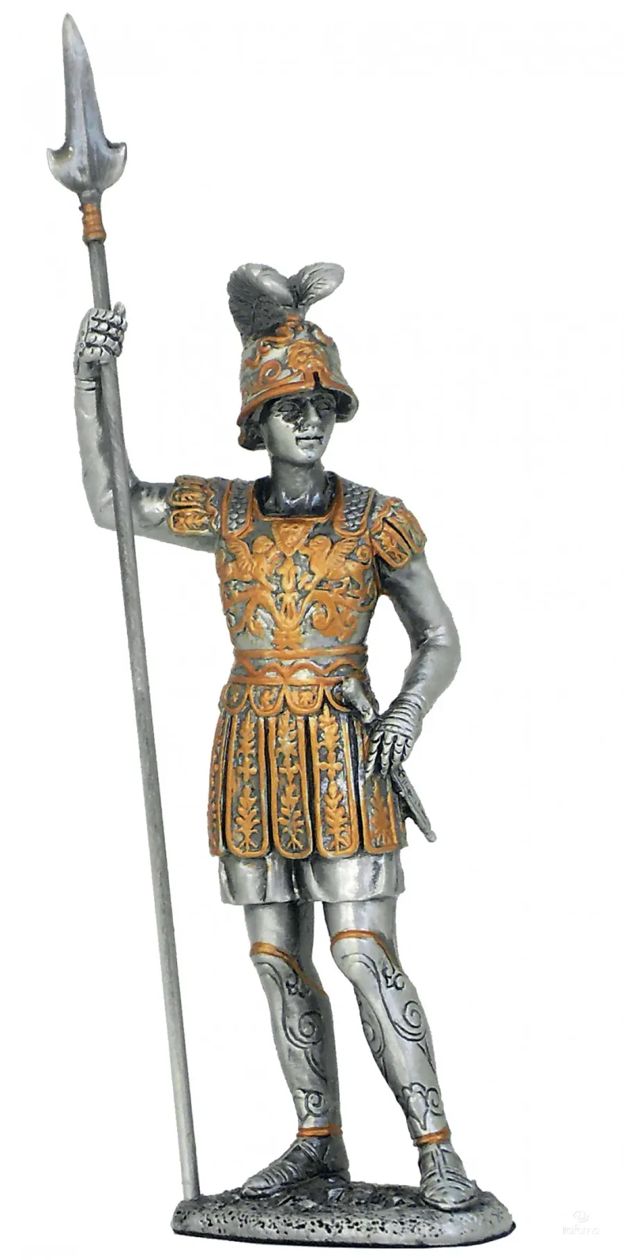 obrazek 1 Pewterowa statuetka rzymskiego żołnierza