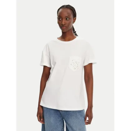 Zdjęcie Liu Jo T-Shirt WA5140 JS904 Biały Regular Fit