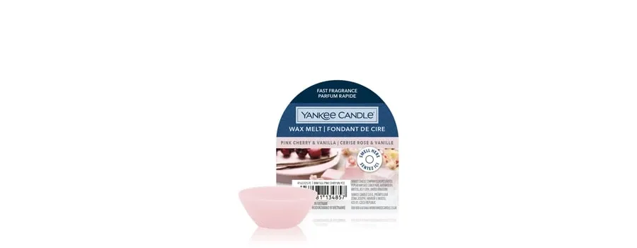 obrazek 1 Yankee Candle Pink Cherry Vanilla Wax Melt Single Świeca zapachowa 22 g