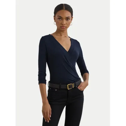 Zdjęcie LAUREN RALPH LAUREN Bluzka 200824366023 Granatowy Slim Fit