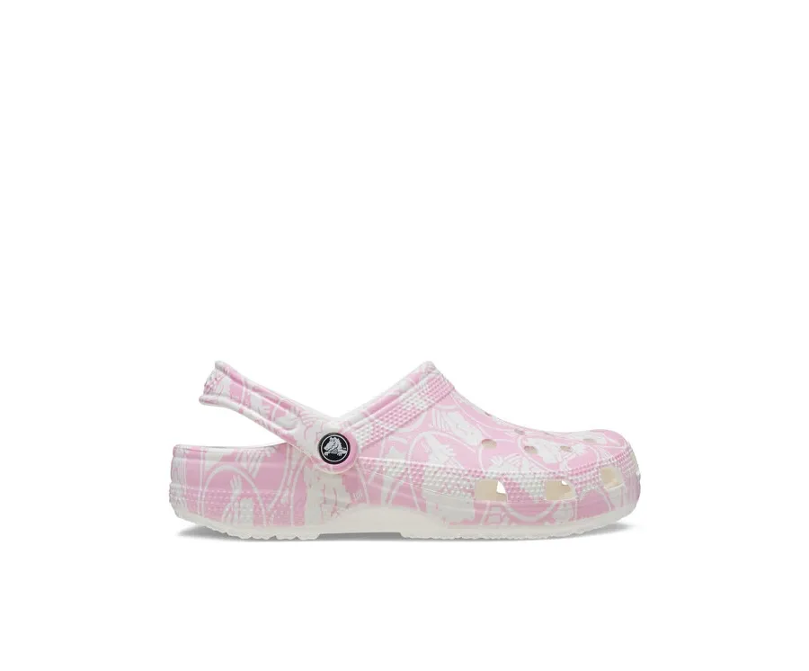 obrazek 1 Crocs Klapki Classic Duke Print Clog 210003 Różowy