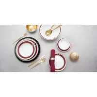 Zdjęcie Piękny komplet z porcelany dla 12 osobowej rodziny - Porcel