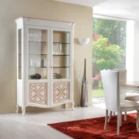 Picture A unique antique display case with 2 doors