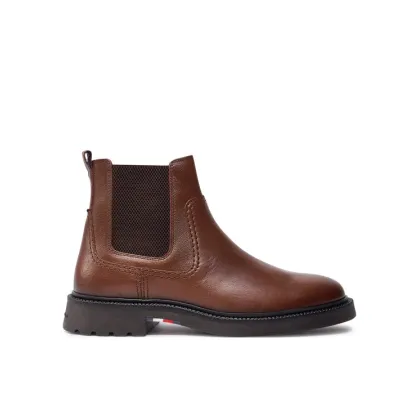 Zdjęcie Tommy Hilfiger Sztyblety Comfort Lwt Lth Chelsea FM0FM05184 Brązowy