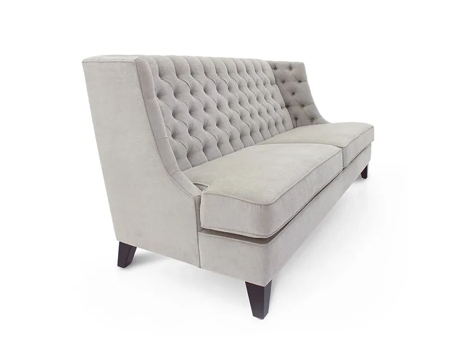 obrazek 2 Szara pikowana sofa w stylu nowoczesnym - Sevensedie