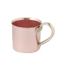 Picture Copper mug, 8cm - 0.4lt - Cu Artigiana