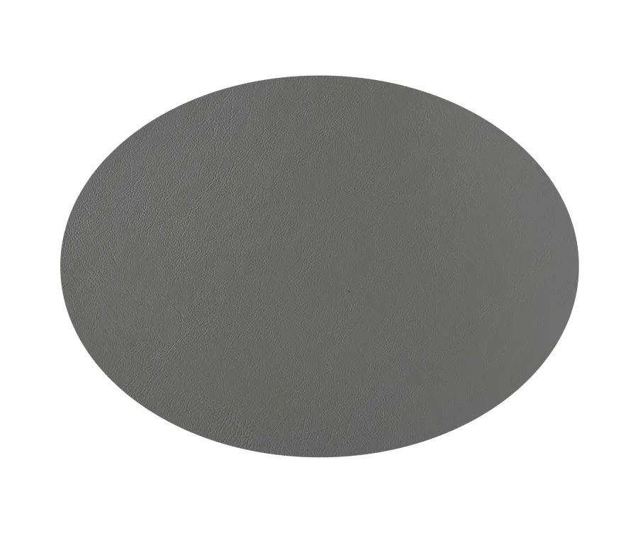 obrazek 4 Duża dwustronna owalna podkładka na stół w kolorze czarnym i szarym