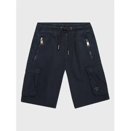 Zdjęcie Guess Szorty materiałowe L2RD01 D3XN0 Granatowy Regular Fit