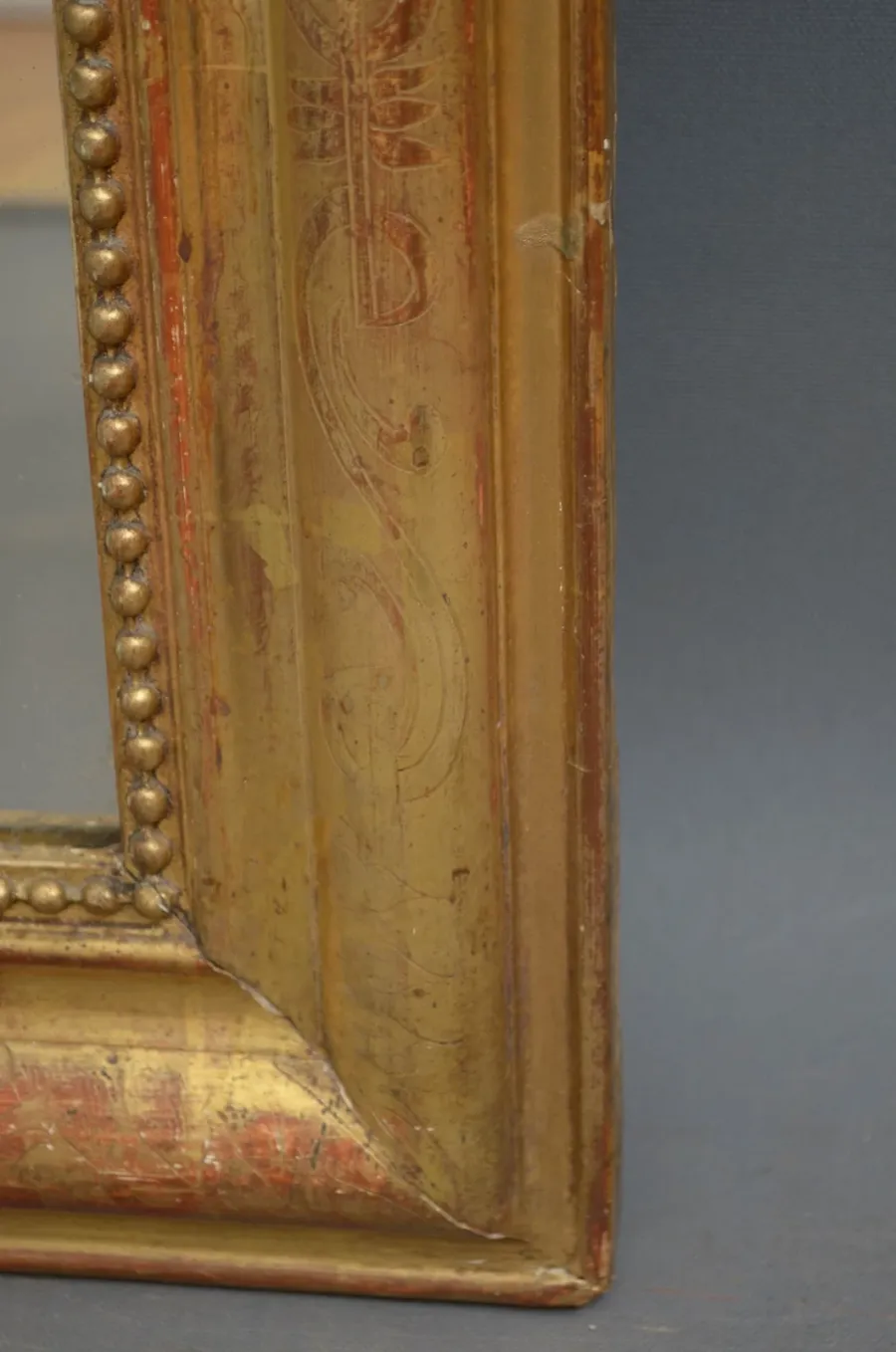 obrazek 5 Proste i eleganckie pozłacane lustro - antyk z 1881 roku