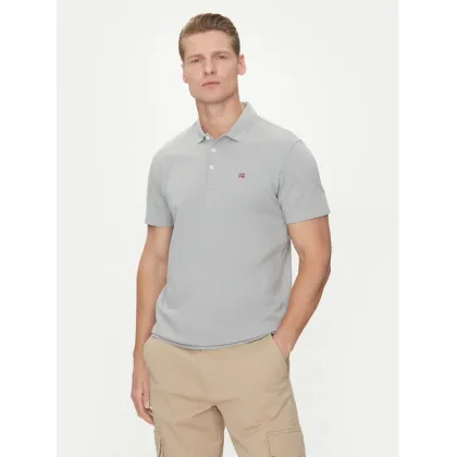 Zdjęcie Napapijri Polo Ealis NP0A4H8B Szary Regular Fit