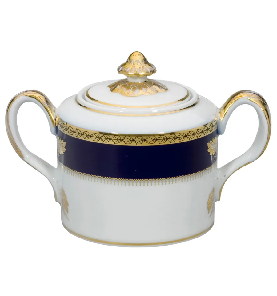 obrazek 1 Porcelanowa cukiernica Brest ze złotym motywem ozdobnym - Vista Alegre