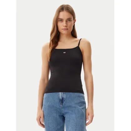 Zdjęcie Tommy Jeans Top Essential DW0DW20675 Czarny Slim Fit