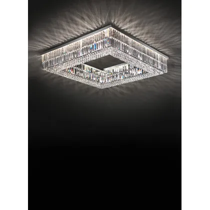 Zdjęcie Włoska kwadratowa lampa sufitowa w nowoczesnym designie