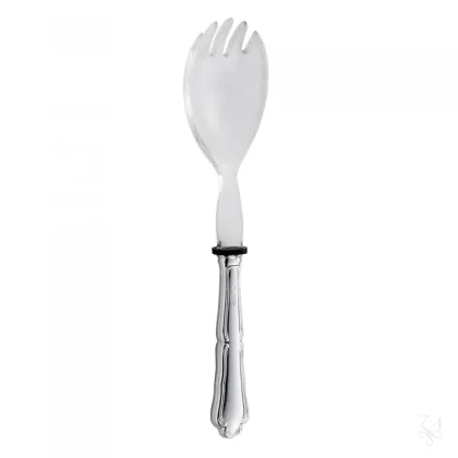 Zdjęcie Pięknie zdobiony widelec do serwowania sałatek ze srebra i plexi - Zaramella Argenti