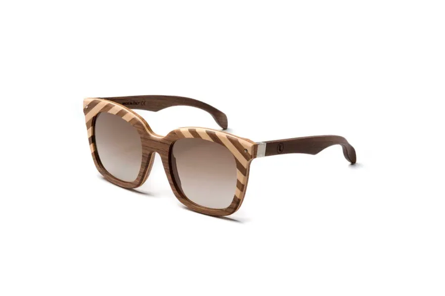 obrazek 1 Stylowe okulary - grubsze, drewniane oprawki - Legno Light